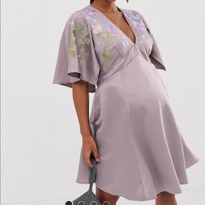 ASOS maternity cap dress